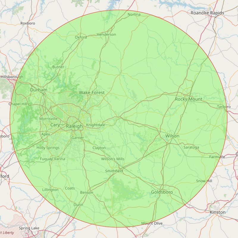 Scott Comfort Systems service area map